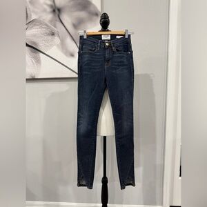 Frame Denim Le Skinny De Jeanne Women's Dark Blue Jeans